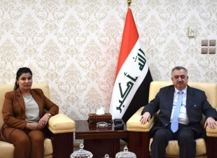 وكيل وزارة الخارجية للشؤون متعددة الأطراف والشؤون القانونية يستقبل عضو لجنة الشهداء والضحايا والسجناء السياسيين في مجلس النواب