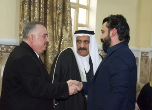 الوكيل البرزنجي يقدم واجب العزاء لآل الإمارة الكرام برحيل الشيخ نعمة الإمارة