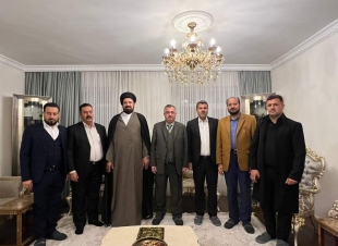 الوكيل البرزنجي يستقبل رئيس حزب الداعي والوفد المرافق لهُ.