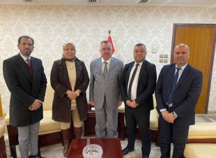 الوكيل البرزنجي يستقبل رئيس مؤسسة أمل بلادي للتنمية