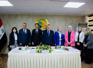 الوكيل البرزنجي يترأس لجنة مناقشة بحث ترقية الدبلوماسي حيدر عجيل فاضل